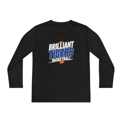 Youth Long Sleeve Tee \ Brilliant Tigers Basketball \ BTBK1