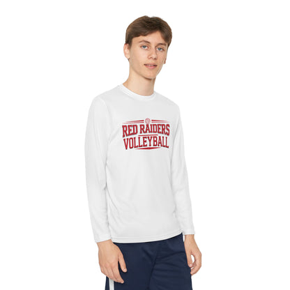 Youth Long Sleeve Tee \ Marion County Red Raiders Volleyball \ MCV2