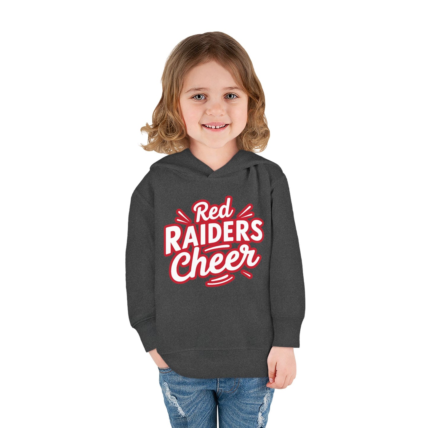 Toddler Hoodie Sweatshirt \ Marion County Red Raiders Cheer \ MCC1