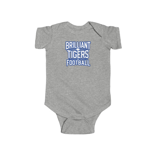 Short Sleeve Baby Bodysuit \ Brilliant Tigers Football \ BTF1
