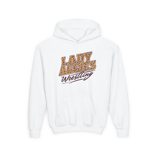 Youth Hoodie Sweatshirt \ Hamilton Aggies Wrestling \ HAWG3