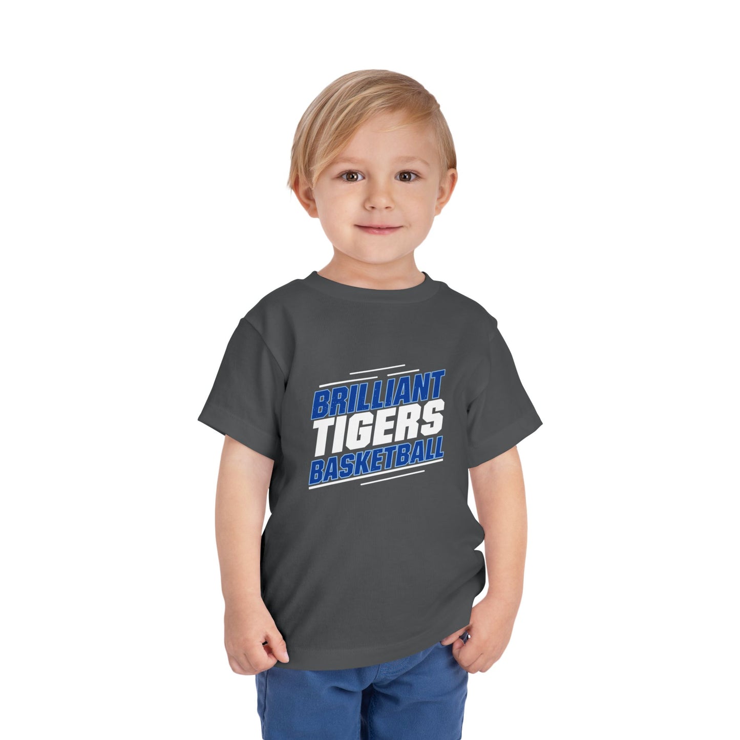 Toddler Tee \ Brilliant Tigers Basketball \ BTBK2
