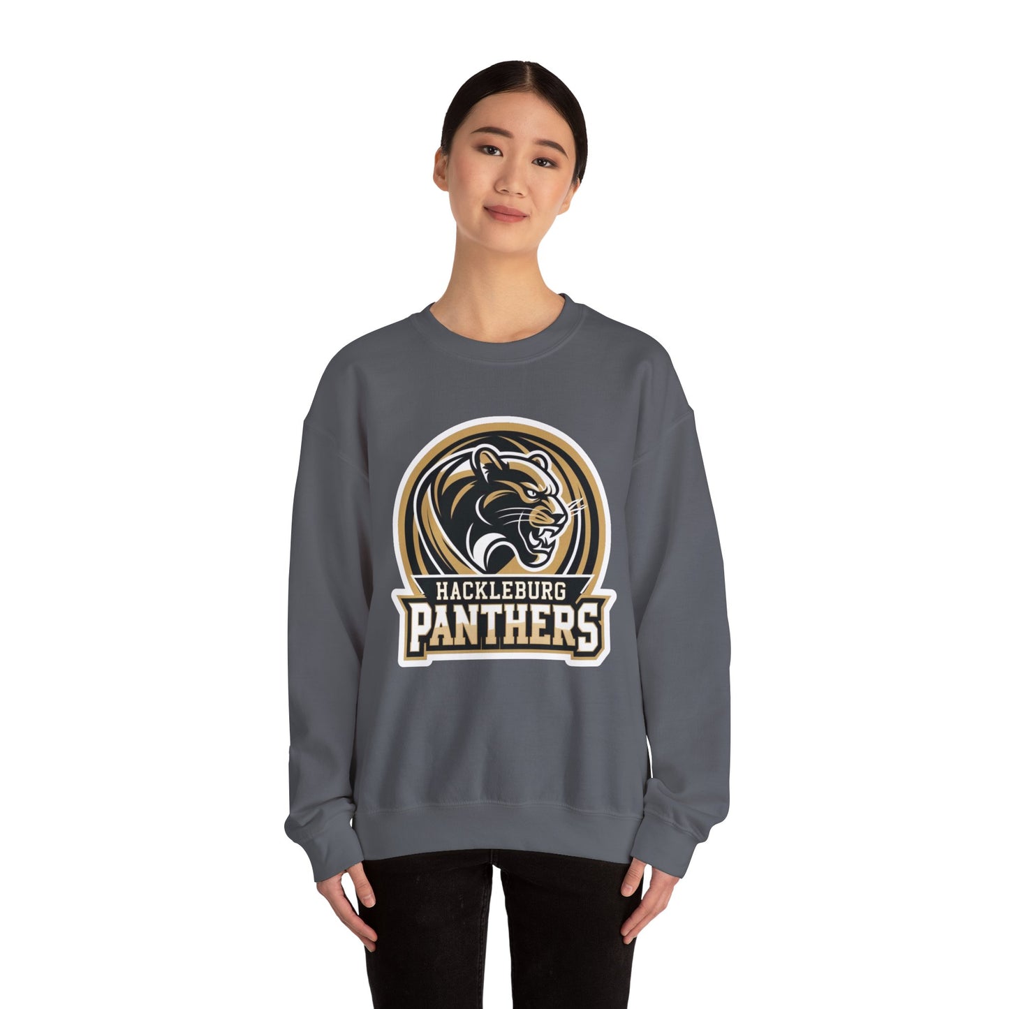 Adult Crewneck Sweatshirt \ Hackleburg Panthers \ HP2