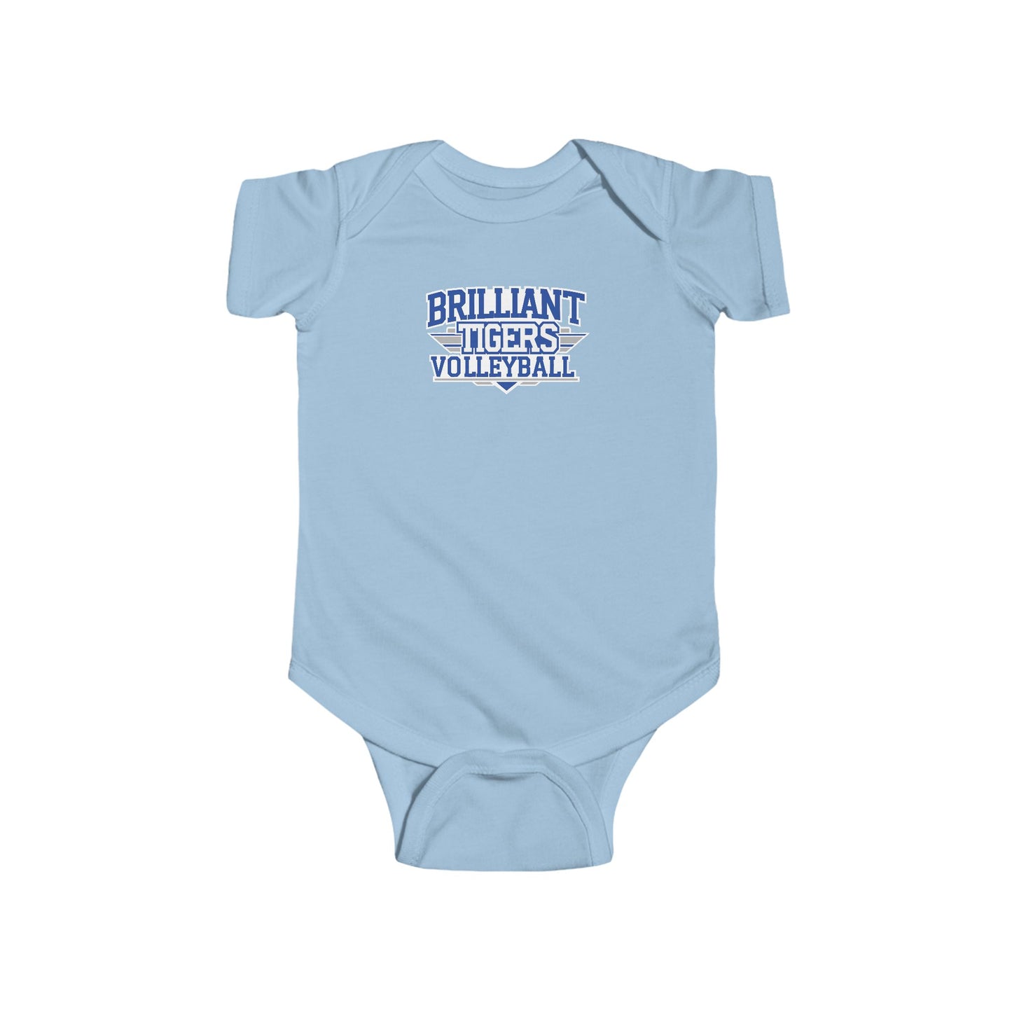 Short Sleeve Baby Bodysuit \ Brilliant Tigers Volleyball \ BTV2