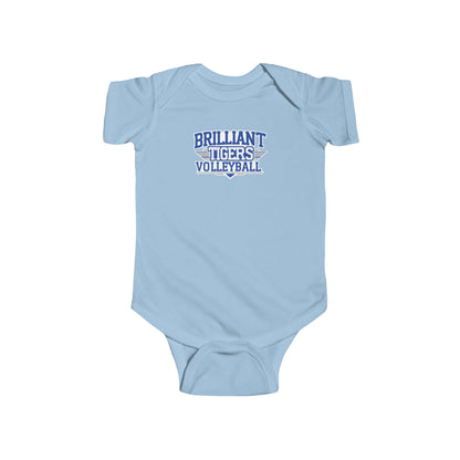 Short Sleeve Baby Bodysuit \ Brilliant Tigers Volleyball \ BTV2