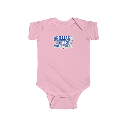 Short Sleeve Baby Bodysuit \ Brilliant Tigers Volleyball \ BTV2