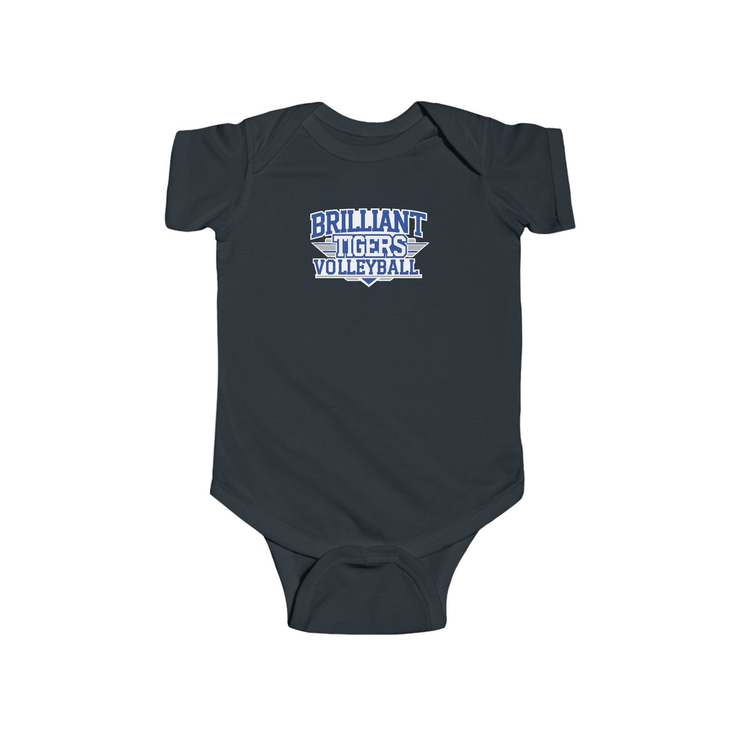 Short Sleeve Baby Bodysuit \ Brilliant Tigers Volleyball \ BTV2