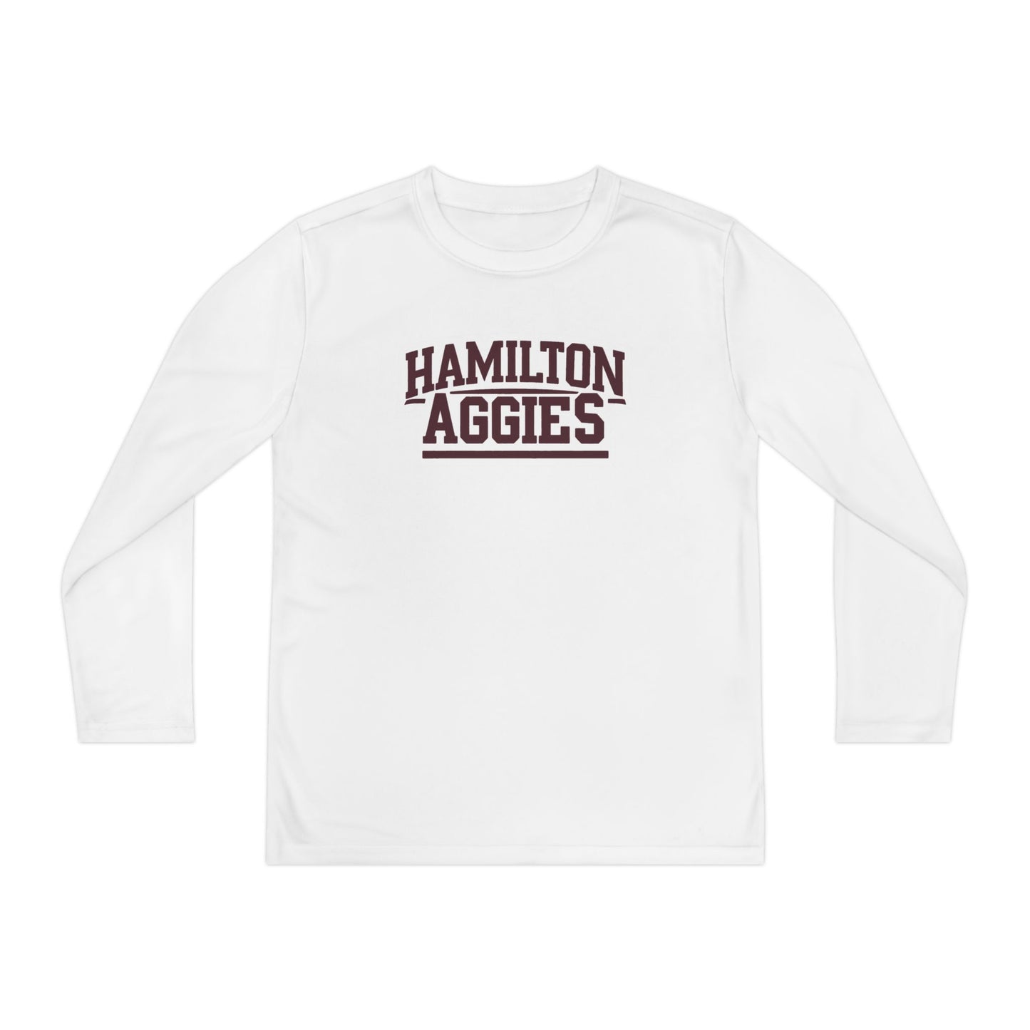 Youth Long Sleeve Tee \ Hamilton Aggies \ HA2