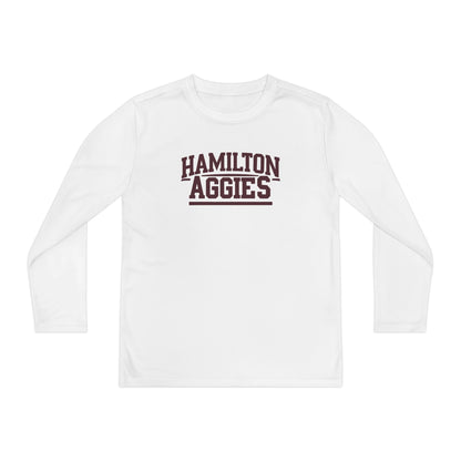 Youth Long Sleeve Tee \ Hamilton Aggies \ HA2