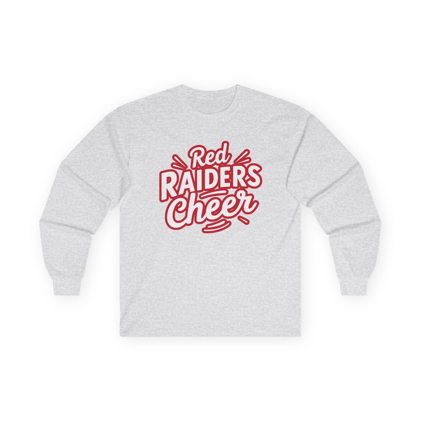 Adult Long Sleeve Tee \ Marion County Red Raiders Cheer \ MCC1