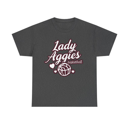Adult Tee \ Hamilton Aggies Basketball \ HABKG2