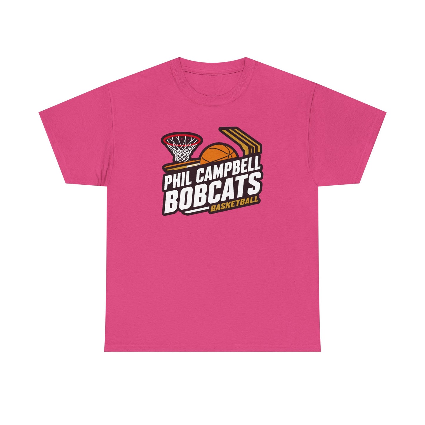 Adult Tee \ Phil Campbell Bobcats Basketball \ PCBBK1
