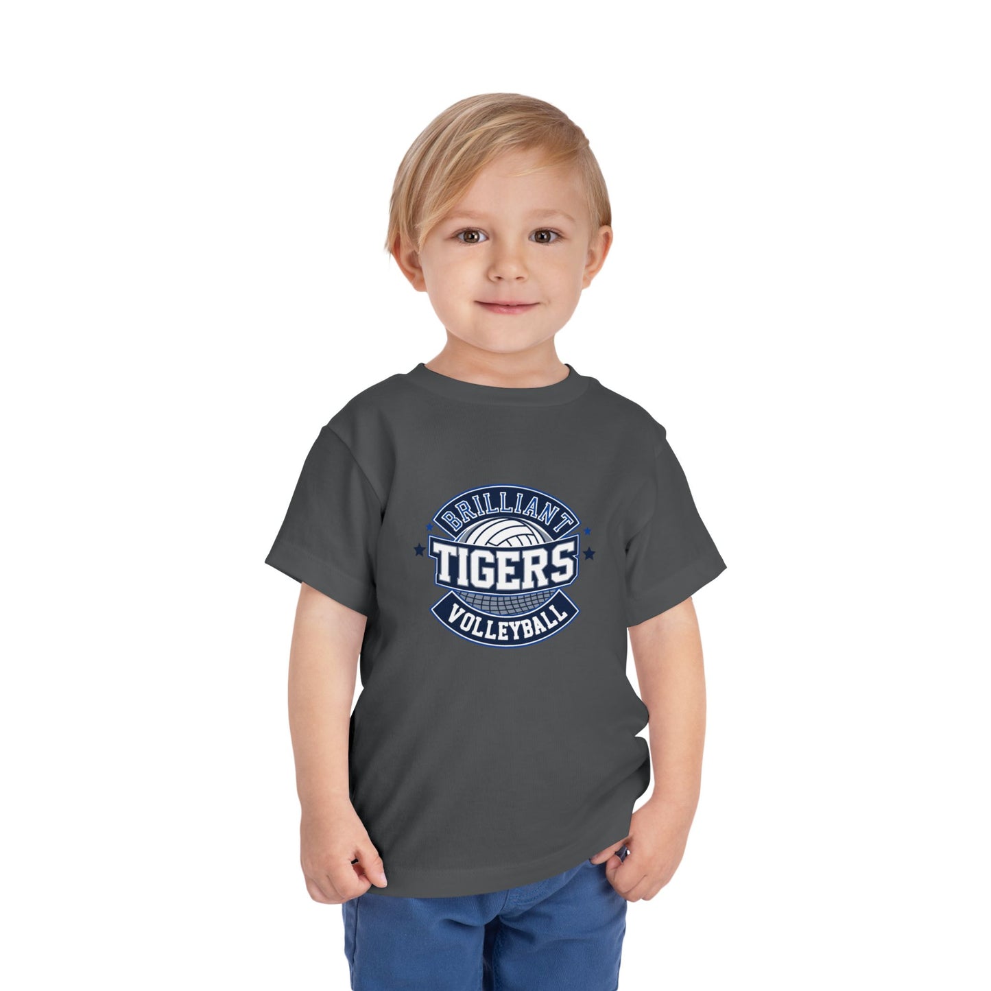 Toddler Tee \ Brilliant Tigers Volleyball \ BTV1