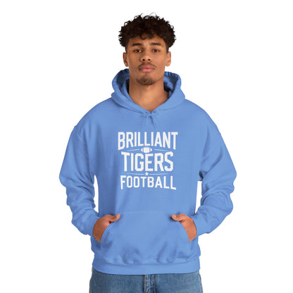 Adult Hoodie Sweatshirt \ Brilliant Tigers Football \ BTF1