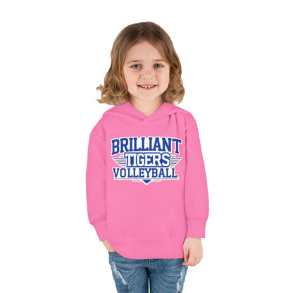 Toddler Hoodie Sweatshirt \ Brilliant Tigers Volleyball \ BTV2
