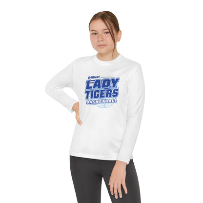 Youth Long Sleeve Tee \ Brilliant Tigers Basketball \ BTBKG2