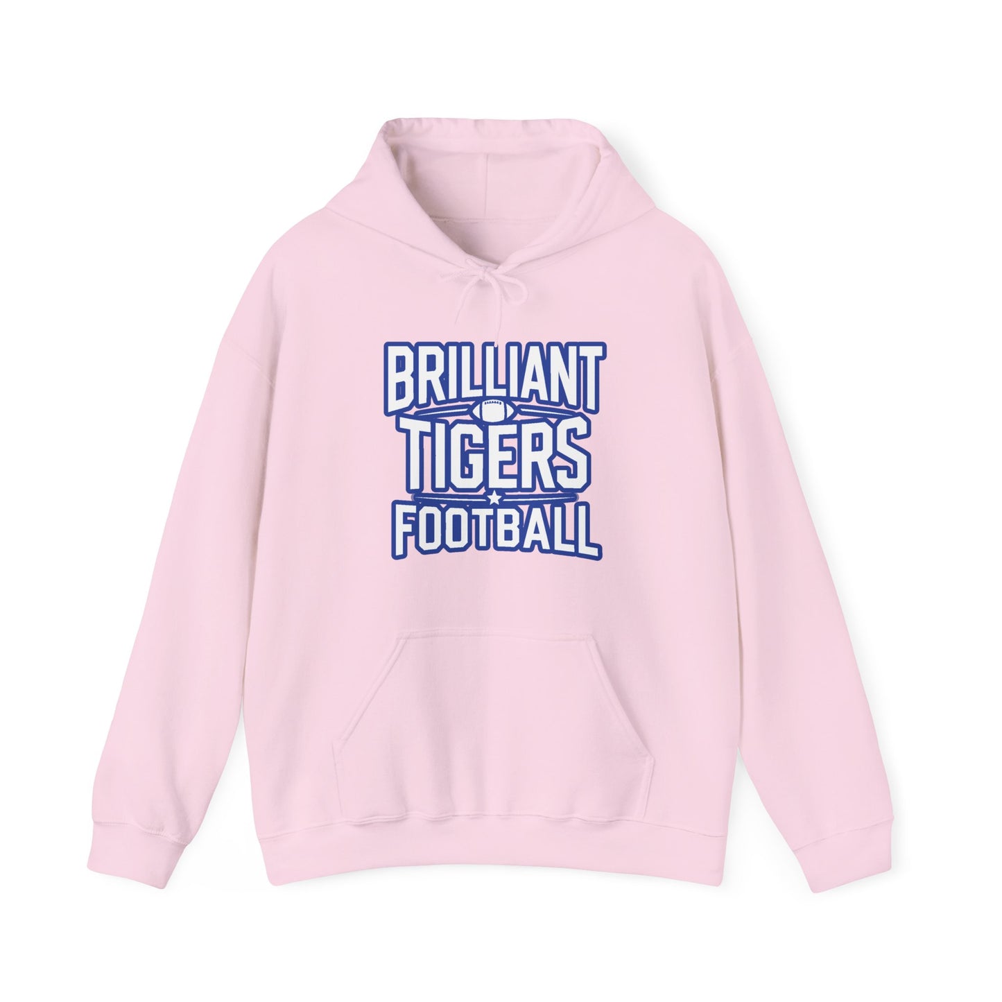 Adult Hoodie Sweatshirt \ Brilliant Tigers Football \ BTF1