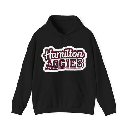 Adult Hoodie Sweatshirt \ Hamilton Aggies \ HAG2