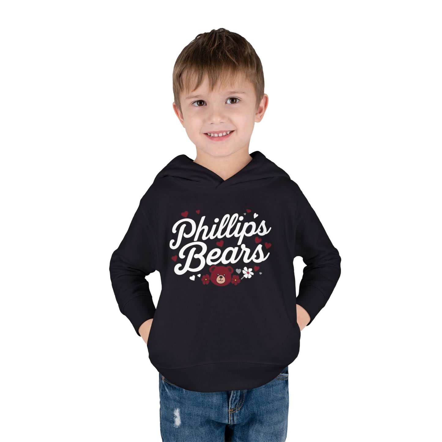 Toddler Hoodie Sweatshirt \ Phillip's Bears \ PBG1