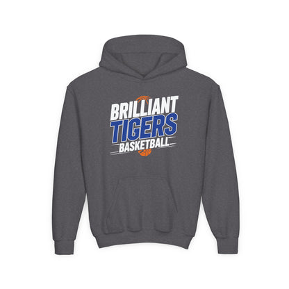 Youth Hoodie Sweatshirt \ Brilliant Tigers Basketball \ BTBK1