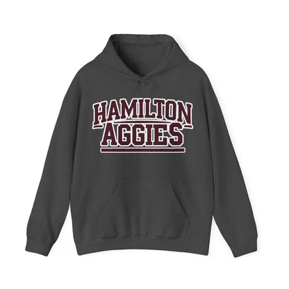 Adult Hoodie Sweatshirt \ Hamilton Aggies \ HA2