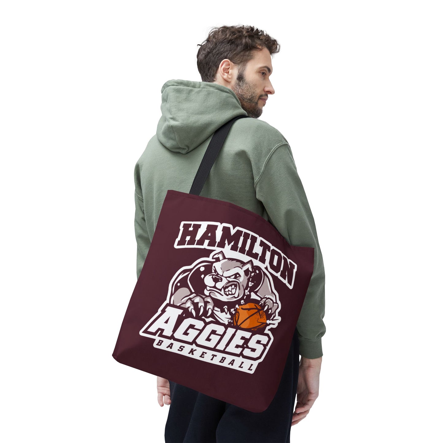 Tote Bag \ Hamilton Aggies Basketball \ HABB1