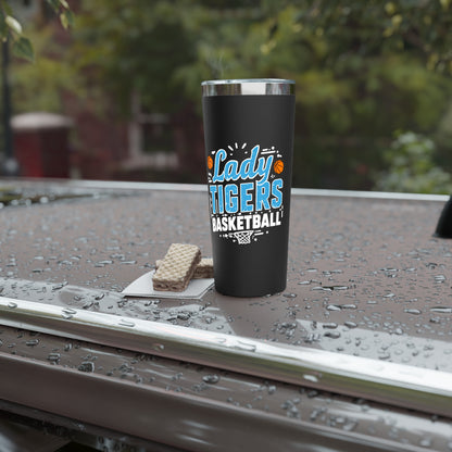 22oz Copper Insulated Tumbler \ Brilliant Tigers Basketball \ BTBKG1