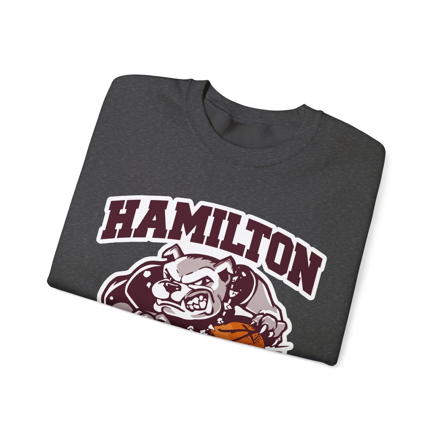 Adult Crewneck Sweatshirt \ Hamilton Aggies Basketball \ HABB1