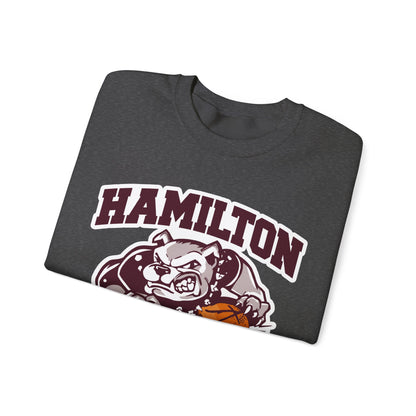 Adult Crewneck Sweatshirt \ Hamilton Aggies Basketball \ HABB1