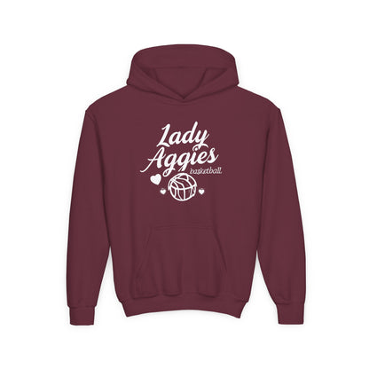 Youth Hoodie Sweatshirt \ Hamilton Aggies Basketball \ HABBG2