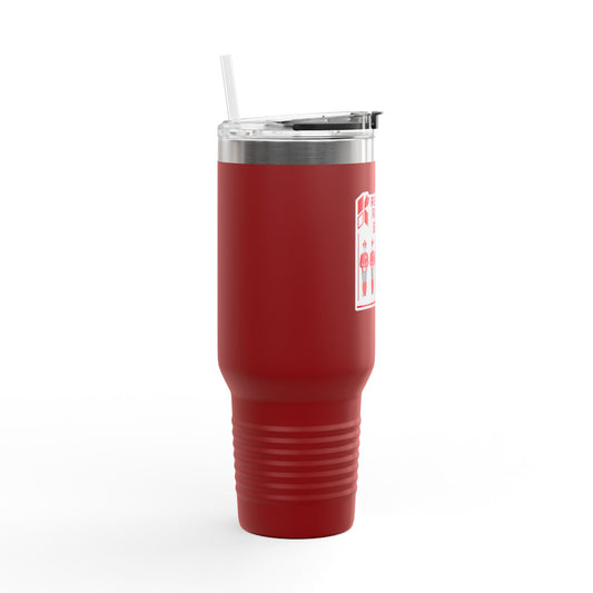 40oz Insulated Tumbler \ Marion County Red Raiders Band \ MCB1