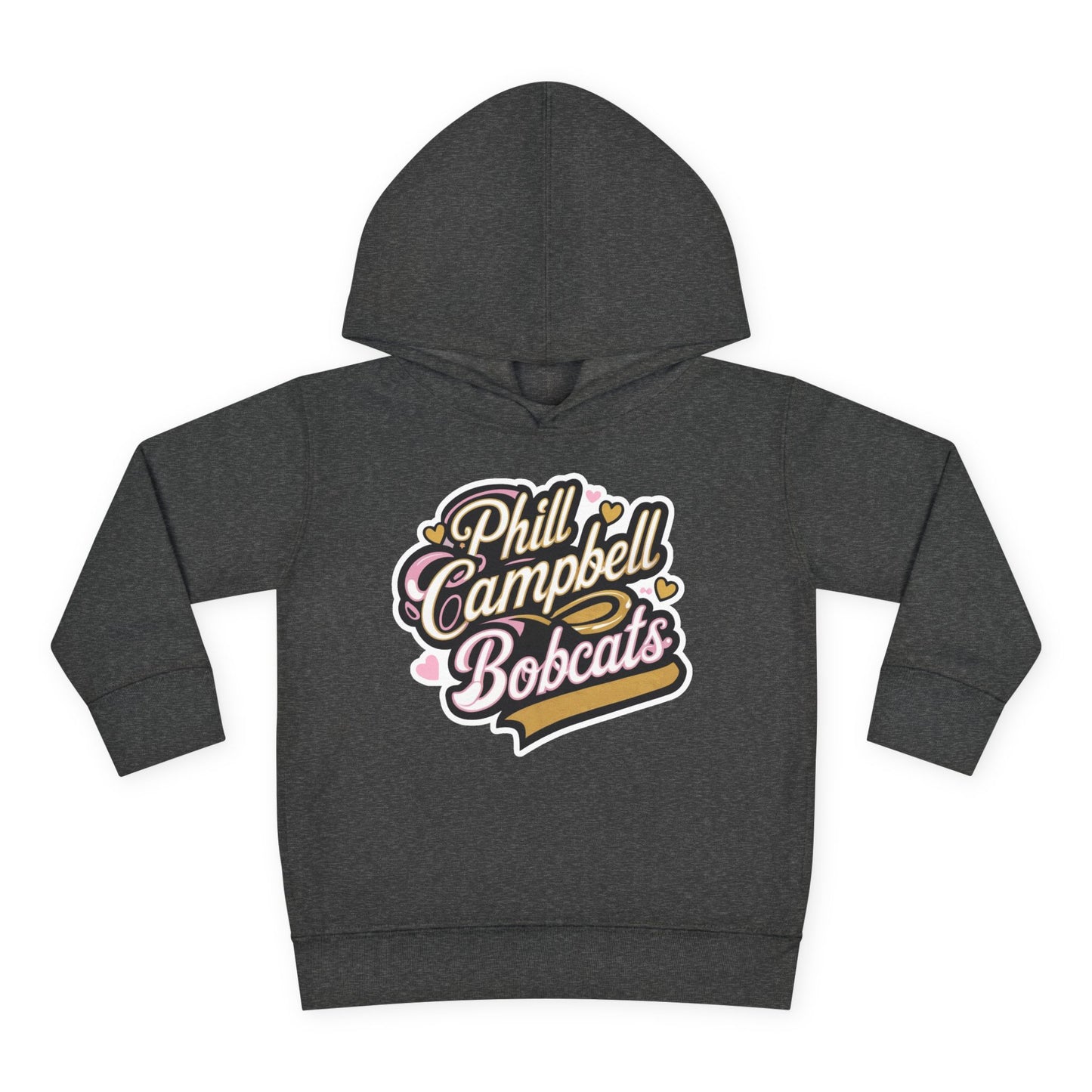 Toddler Hoodie Sweatshirt \ Phill Campbell Bobcats \ PCBG1