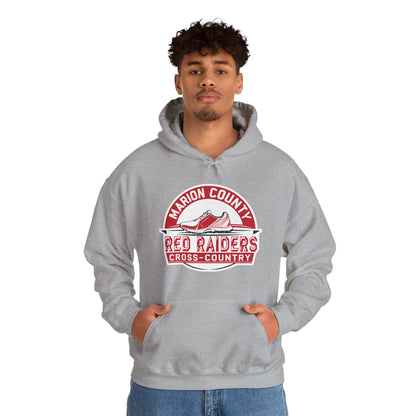 Adult Hoodie Sweatshirt \ Marion County Red Raiders Cross-Country \ MCCC1
