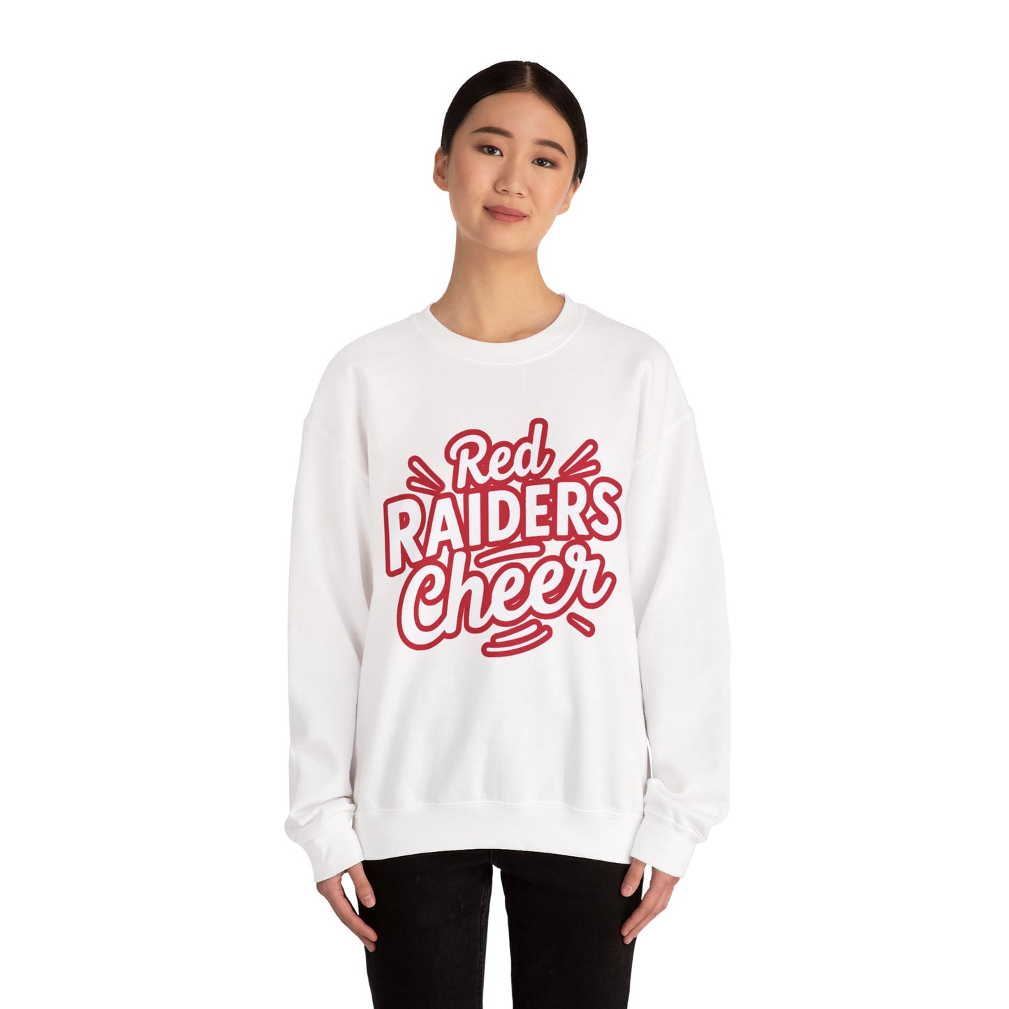 Adult Crewneck Sweatshirt \ Marion County Red Raiders Cheer \ MCC1