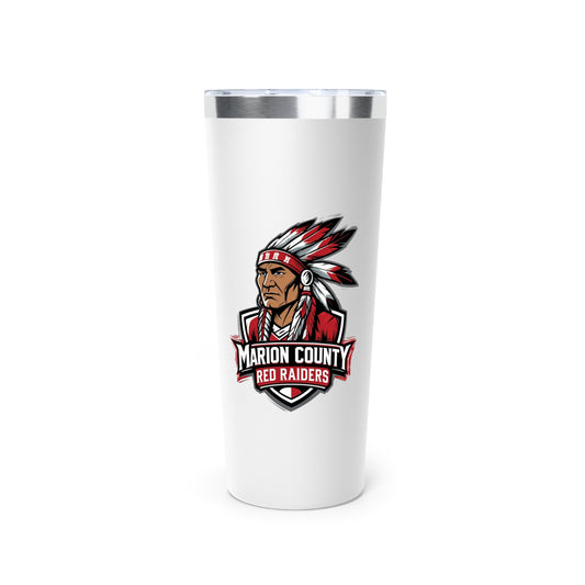 22oz Copper Insulated Tumbler \ Marion County Red Raiders \ MC2