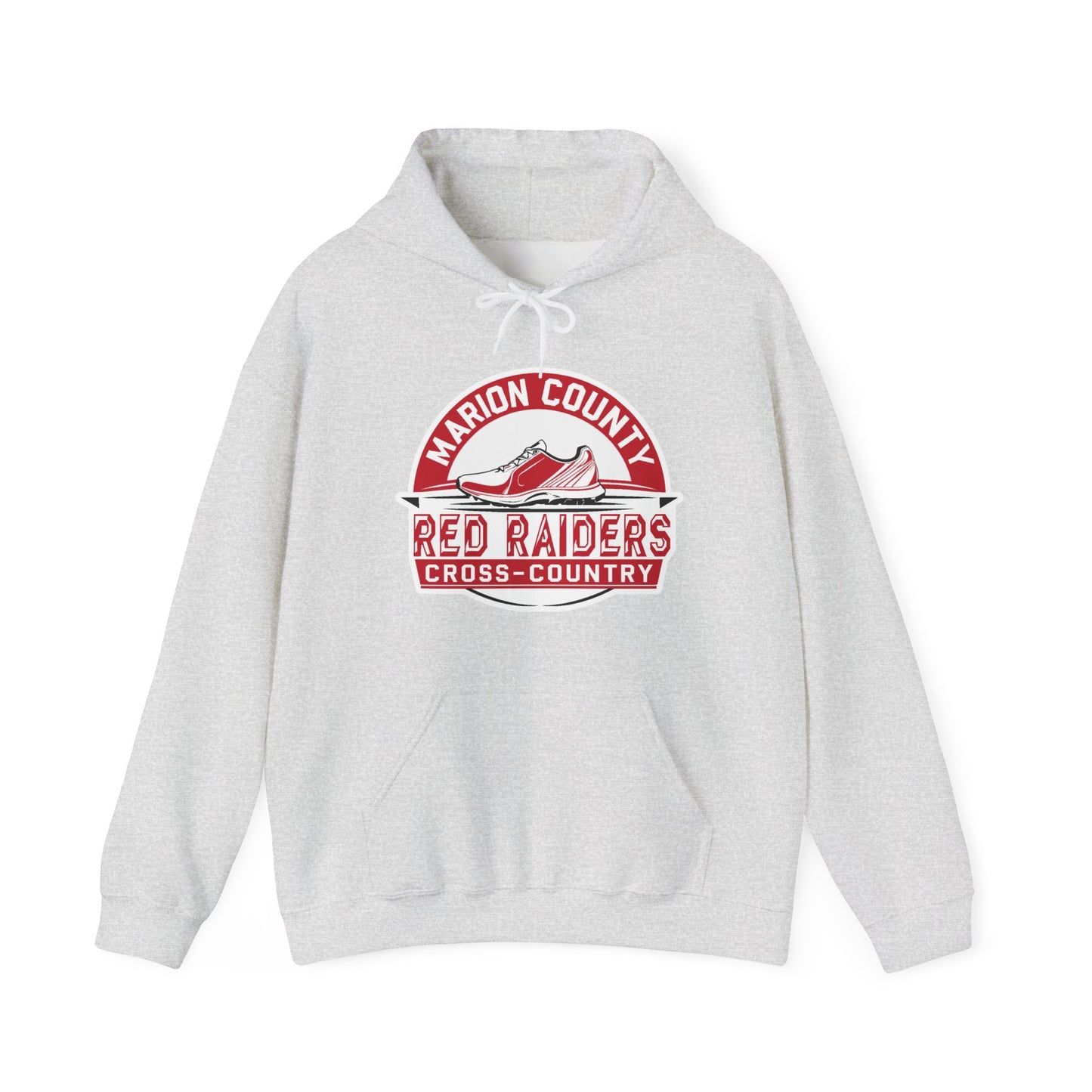 Adult Hoodie Sweatshirt \ Marion County Red Raiders Cross-Country \ MCCC1