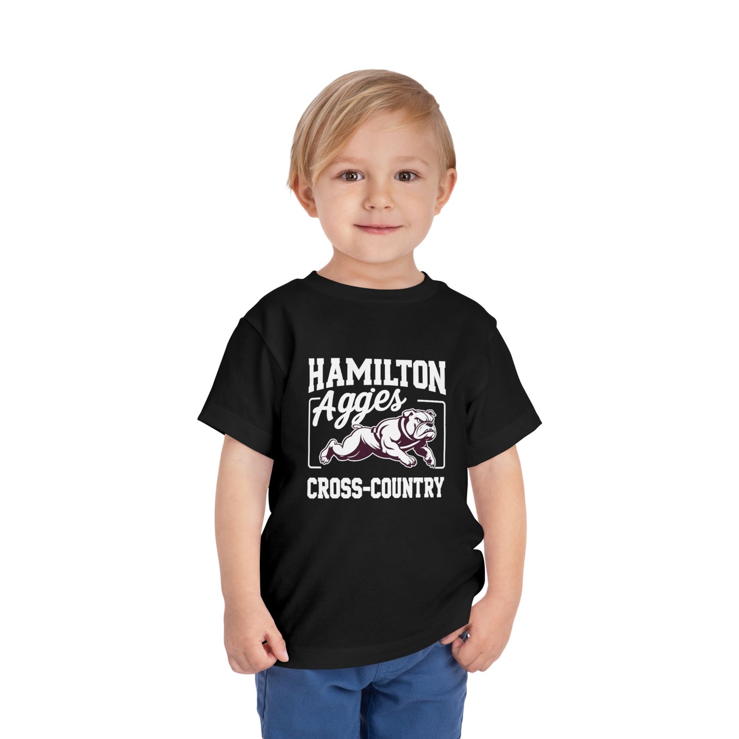 Toddler Tee \ Hamilton Aggies Cross-Country \ HCC2