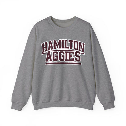Adult Crewneck Sweatshirt \ Hamilton Aggies \ HA2