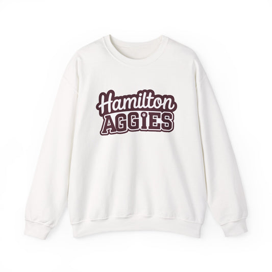 Adult Crewneck Sweatshirt \ Hamilton Aggies \ HAG2