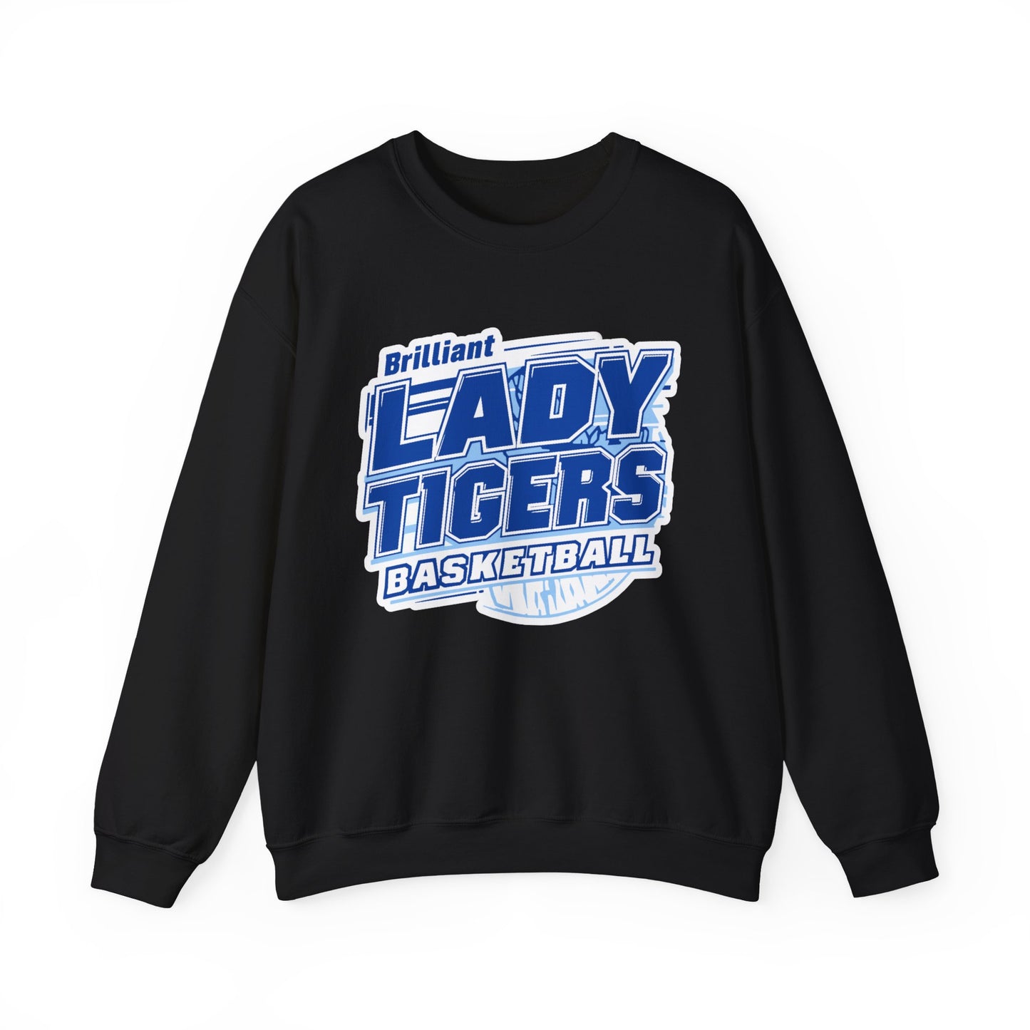 Adult Crewneck Sweatshirt \ Brilliant Tigers Basketball \ BTBKG2