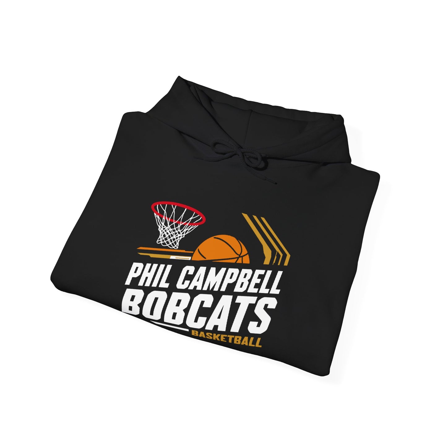 Adult Hoodie Sweatshirt \ Phil Campbell Bobcats Basketball \ PCBBK1