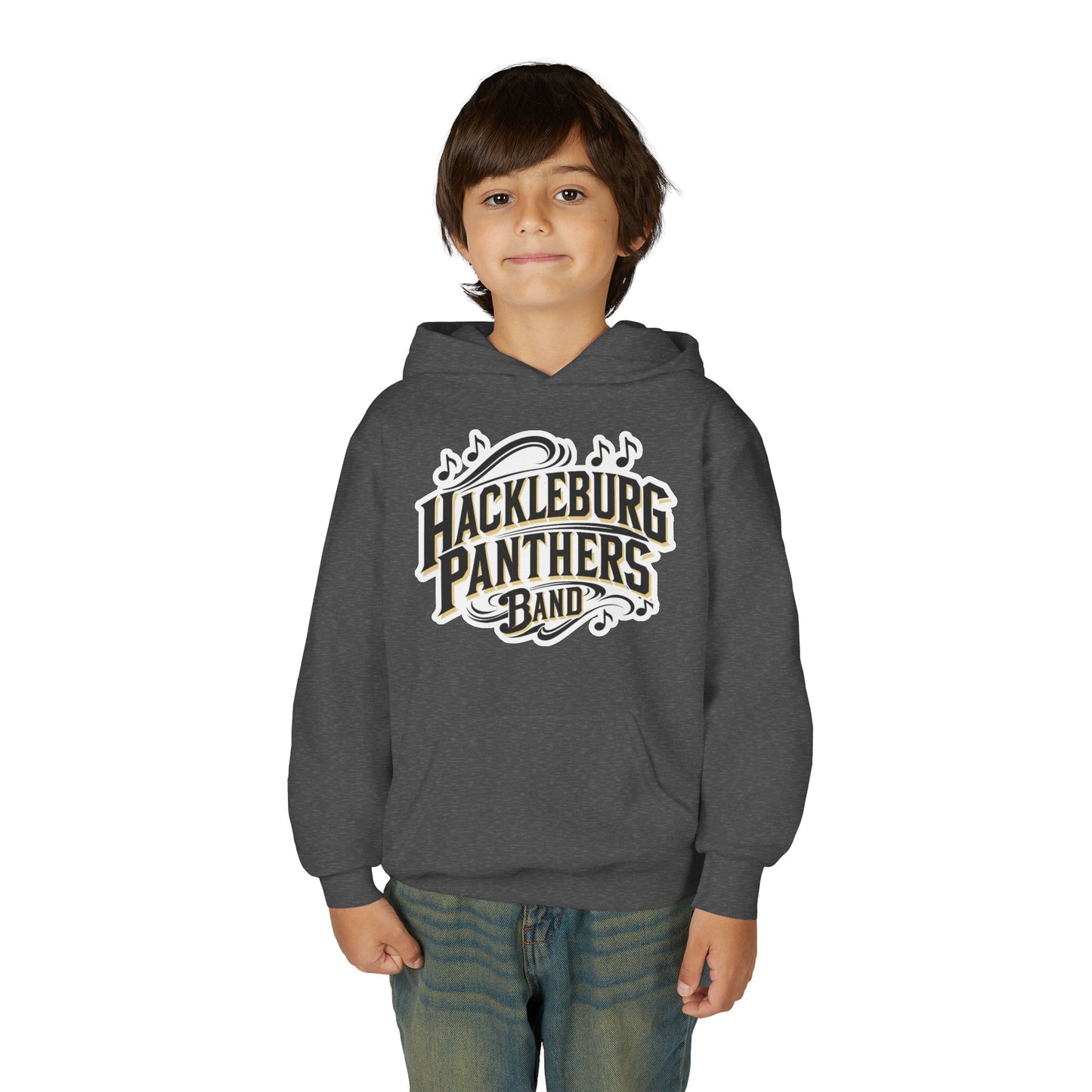 Youth Hoodie Sweatshirt \ Hackleburg Panthers Band \ HPB1