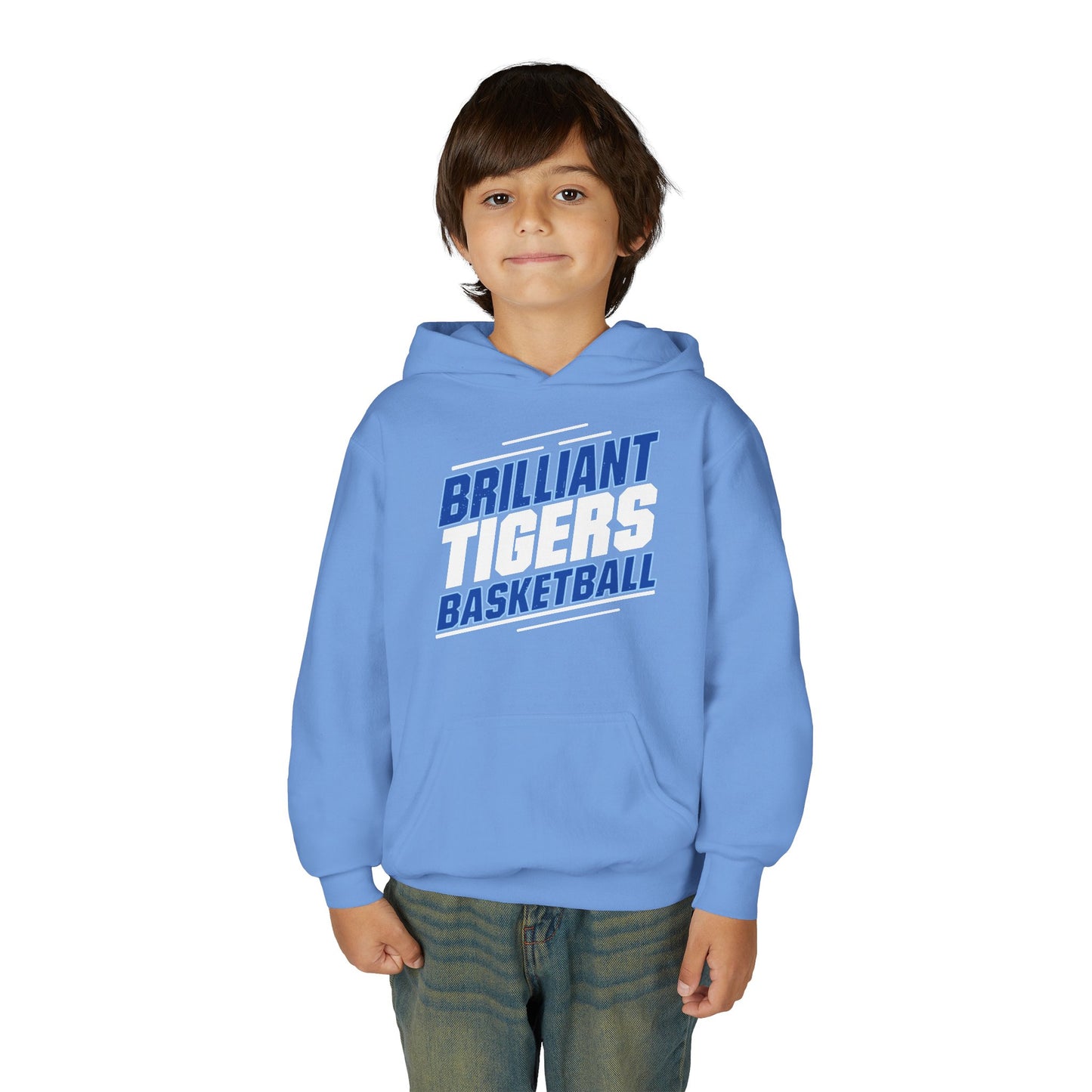 Youth Hoodie Sweatshirt \ Brilliant Tigers Basketball \ BTBK2