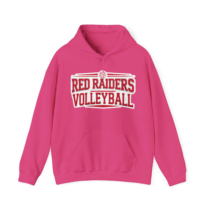 Adult Hoodie Sweatshirt \ Marion County Red Raiders Volleyball \ MCV2