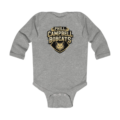 Long Sleeve Baby Bodysuit \ Phill Campbell Bobcats \ PCB1