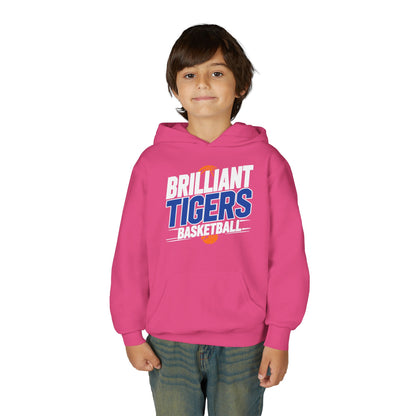 Youth Hoodie Sweatshirt \ Brilliant Tigers Basketball \ BTBK1