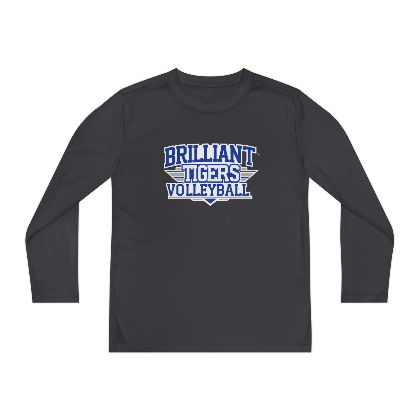 Youth Long Sleeve Tee \ Brilliant Tigers Volleyball \ BTV2