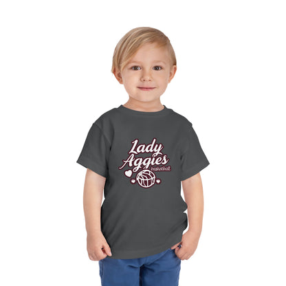 Toddler Tee \ Hamilton Aggies Basketball \ HABBG2