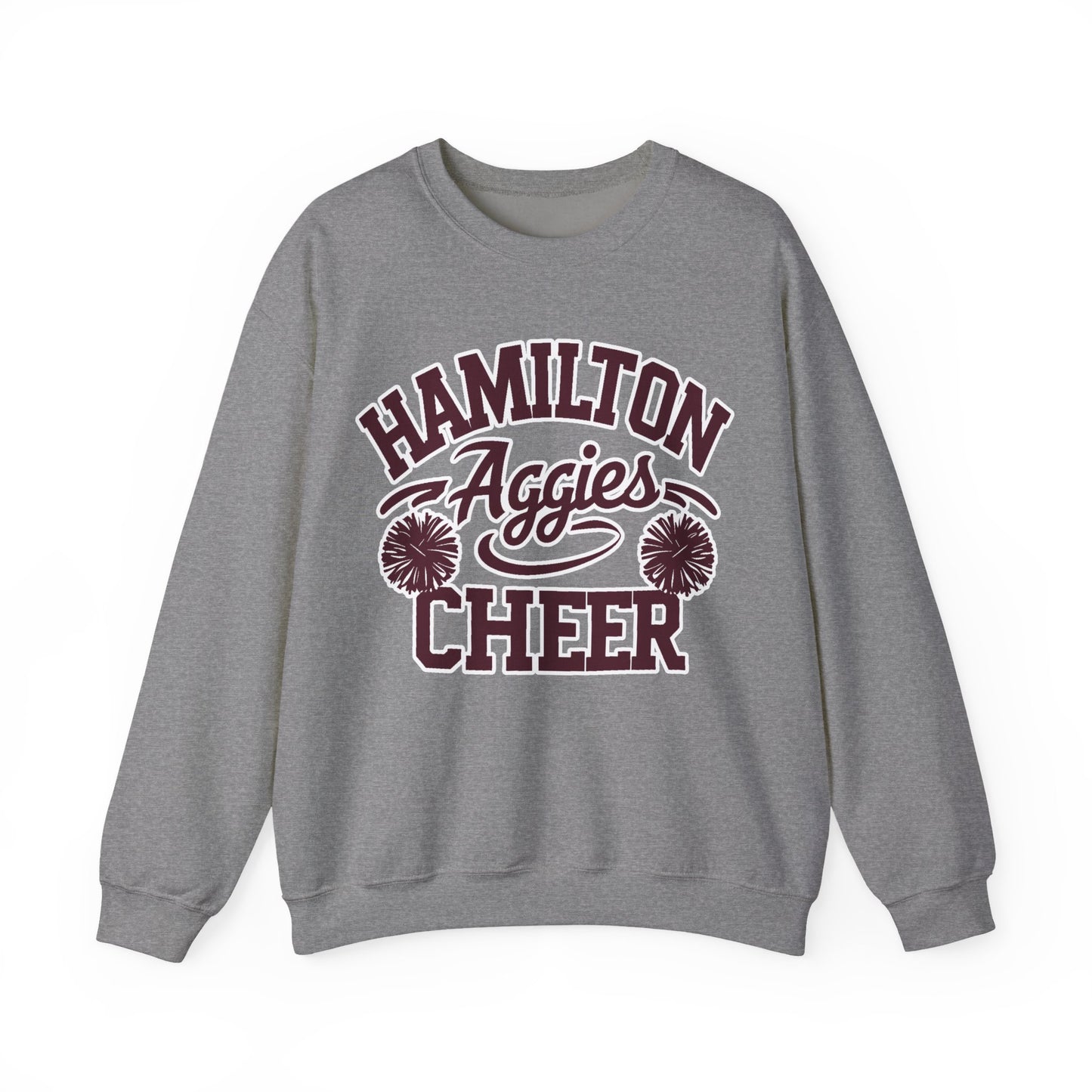 Adult Crewneck Sweatshirt \ Hamilton Aggies Cheer \ HAC2
