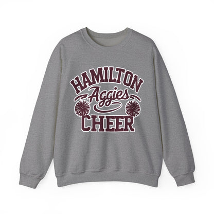 Adult Crewneck Sweatshirt \ Hamilton Aggies Cheer \ HAC2